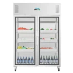 Vitrine réfrigérée Polar CW198 détail bandeau commandes