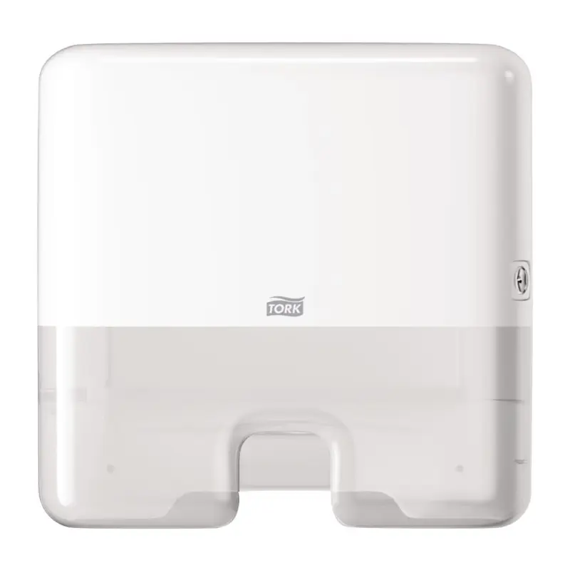 Distributeur mini Tork d’essuie-mains interfoliés blanc Distributeur mini Tork d’essuie-mains interfoliés blanc