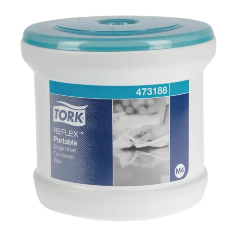 Distributeur portable Tork Reflex à dévidage central de face