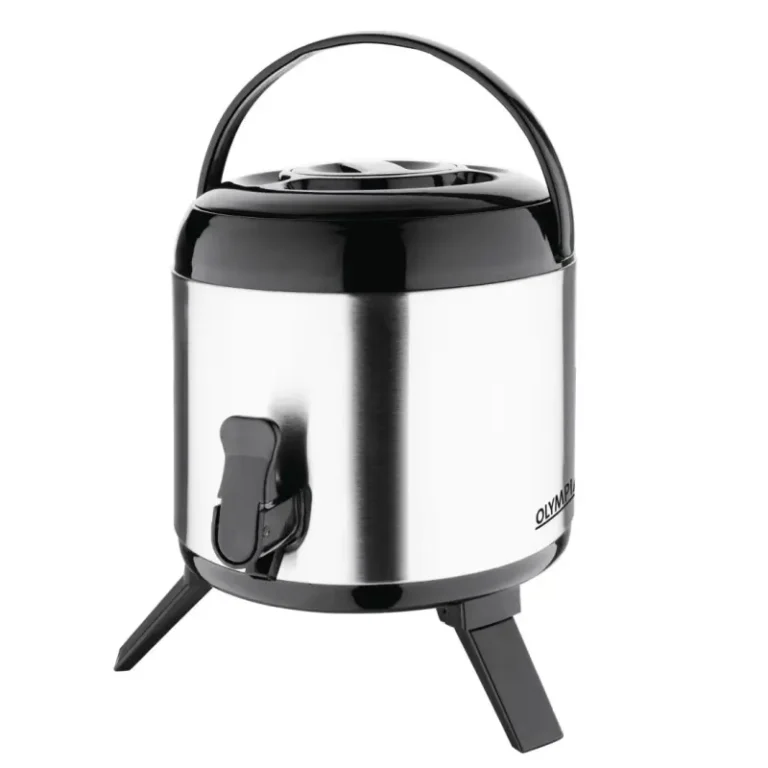 Distributeur de boissons Olympia 6 L en inox double paroi