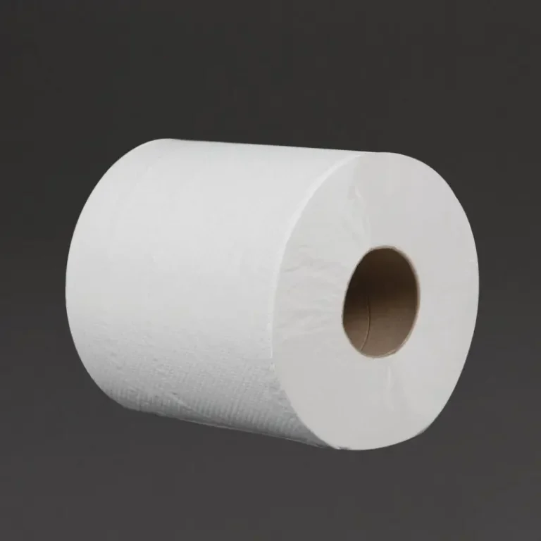 Bobines d’essuie-mains blanches 2 plis Jantex lot de 6