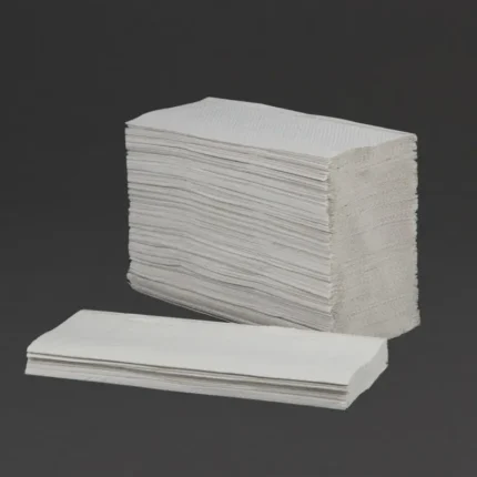 Essuie-mains 1 pli pliage en Z Tork blancs