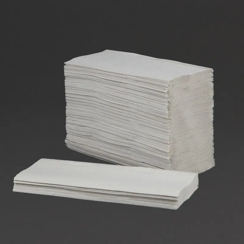 Essuie-mains 1 pli pliage en Z Tork blancs Essuie-mains 1 pli pliage en Z Tork blancs