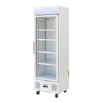 Vitrine réfrigérée Polar DM076 porte ouverte étagères