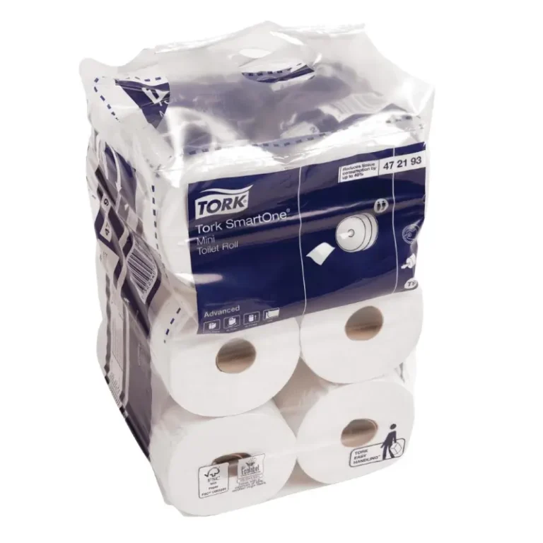 Emballage des mini rouleaux Tork Smart One