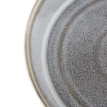 Bols plats ronds Olympia Cavolo Anthracite – 220mm – Porcelaine – Lot de 4