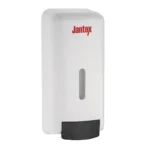 Distributeur de savon liquide et désinfectant Jantex 1 L blanc