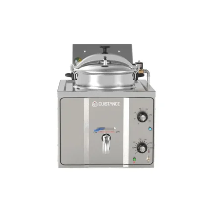 Friteuse électrique à pression à poser CUISTANCE inox 15 L à 8 Psi
