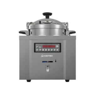 Friteuse électrique à pression à poser CUISTANCE inox 22 L avec affichage digital