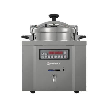 Friteuse électrique à pression à poser CUISTANCE inox 22 L avec affichage digital