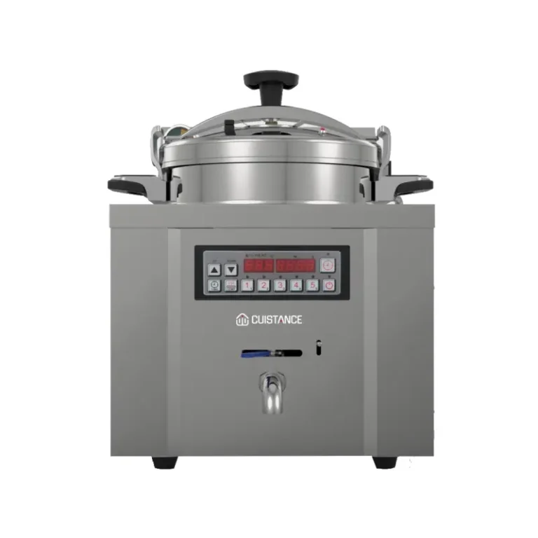 Friteuse électrique à pression à poser CUISTANCE inox 22 L avec affichage digital