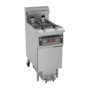 Friteuse électrique professionnelle double CUISTANCE inox, 2 cuves de 13 L avec filtration