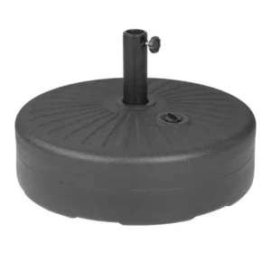 Pied de parasol en plastique Bolero – DZ884 – 40L – Noir – Ø48/38mm