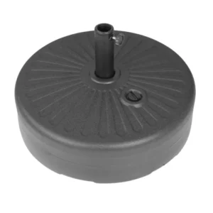 Pied de parasol en plastique Bolero – DZ884 – 40L – Noir – Ø48/38mm