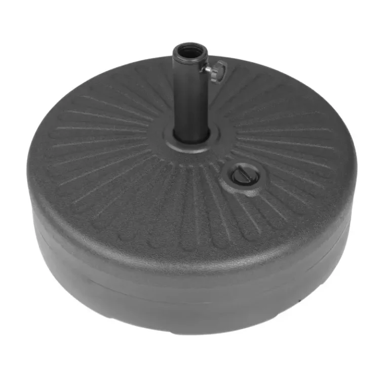 Pied de parasol en plastique Bolero – DZ884 – 40L – Noir – Ø48/38mm