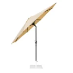 Parasol rond Bolero Seville – FU503 – 3m – Crème – Polyester 245g/m² – Inclinable