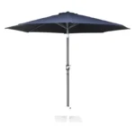 Parasol rond Bolero Seville – FU504 – 3m – Bleu marine – Polyester 245g/m² – Inclinable