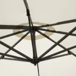 Parasol déporté professionnel Bolero Venice – FU507 – 3,5m – Crème – Rotation 360°