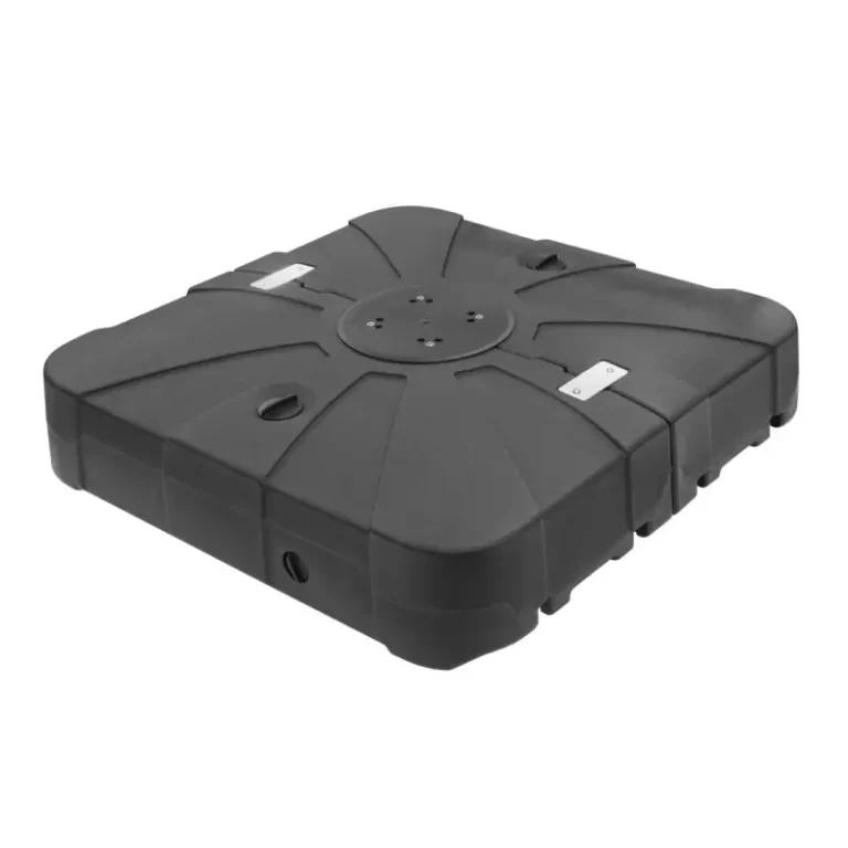 Pied de parasol robuste à remplir Bolero – FU509 – 100kg – Noir – Avec roues