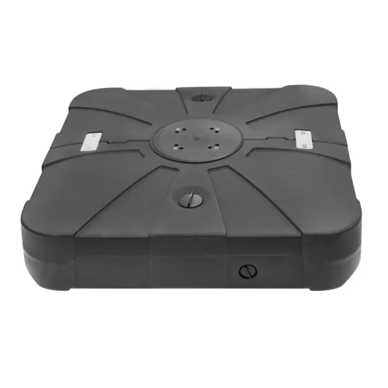 Pied de parasol robuste à remplir Bolero – FU509 – 100kg – Noir – Avec roues