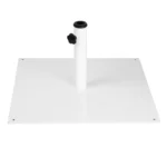 Pied de parasol plat en métal Bolero – FU510 – 18kg – Blanc – Ø48/38mm