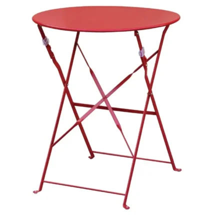 Tables pliantes rouge