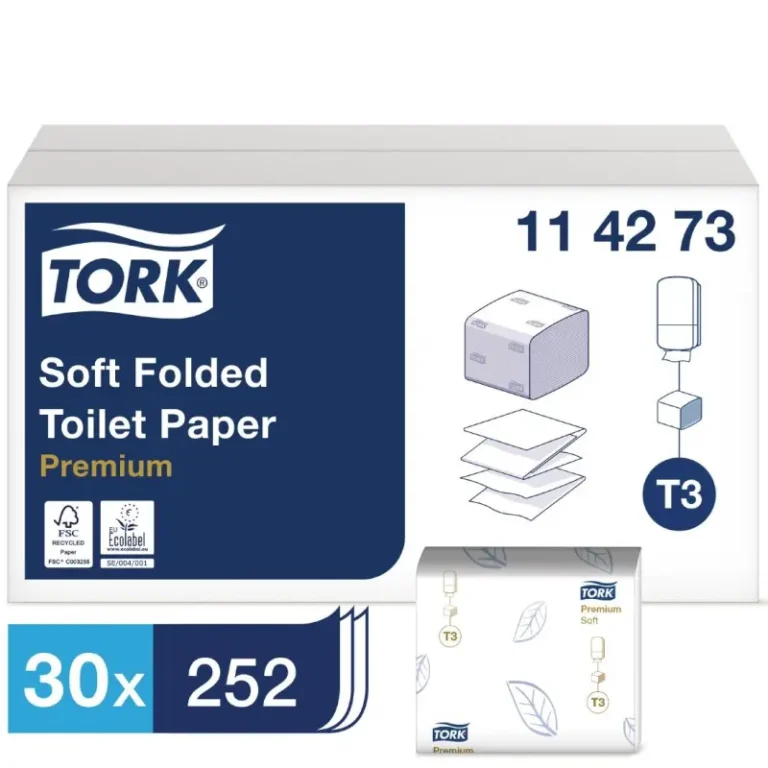 Paquet de papier hygiénique plié Tork
