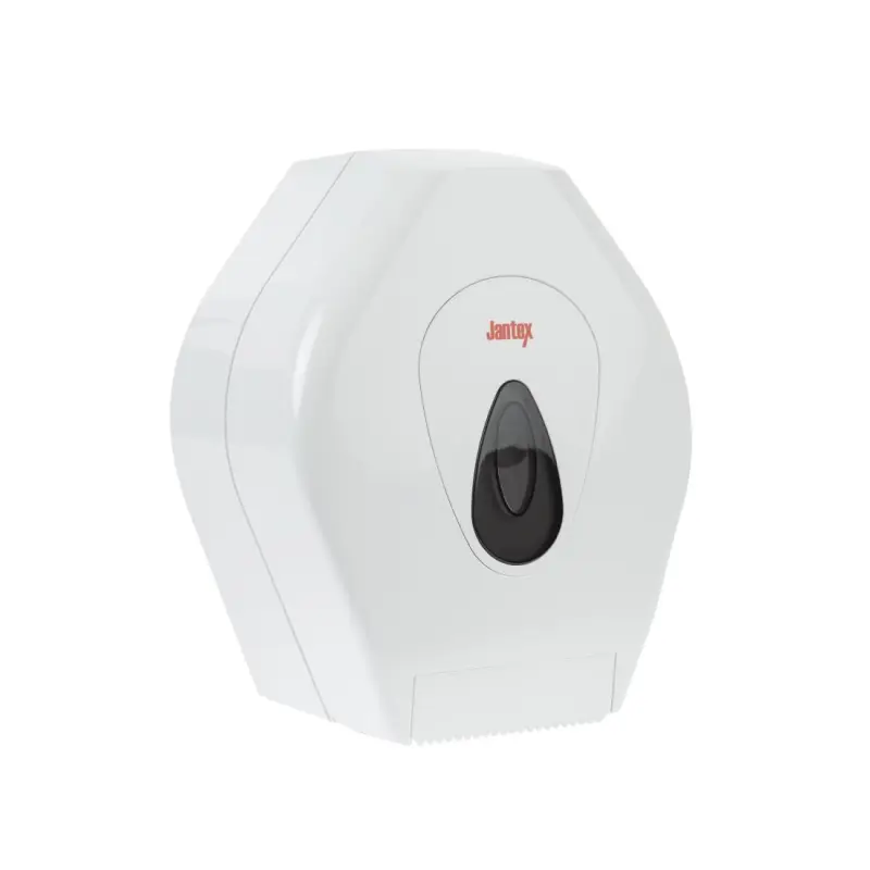 Distributeur de papier hygiénique Mini Jumbo Jantex blanc Distributeur de papier hygiénique Mini Jumbo Jantex blanc