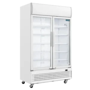 Armoire réfrigérée Polar GE580 vue de face portes charnières