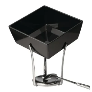 Saladier APS Balance Noir – 300mm – 5L – Mélamine – Pieds antidérapants