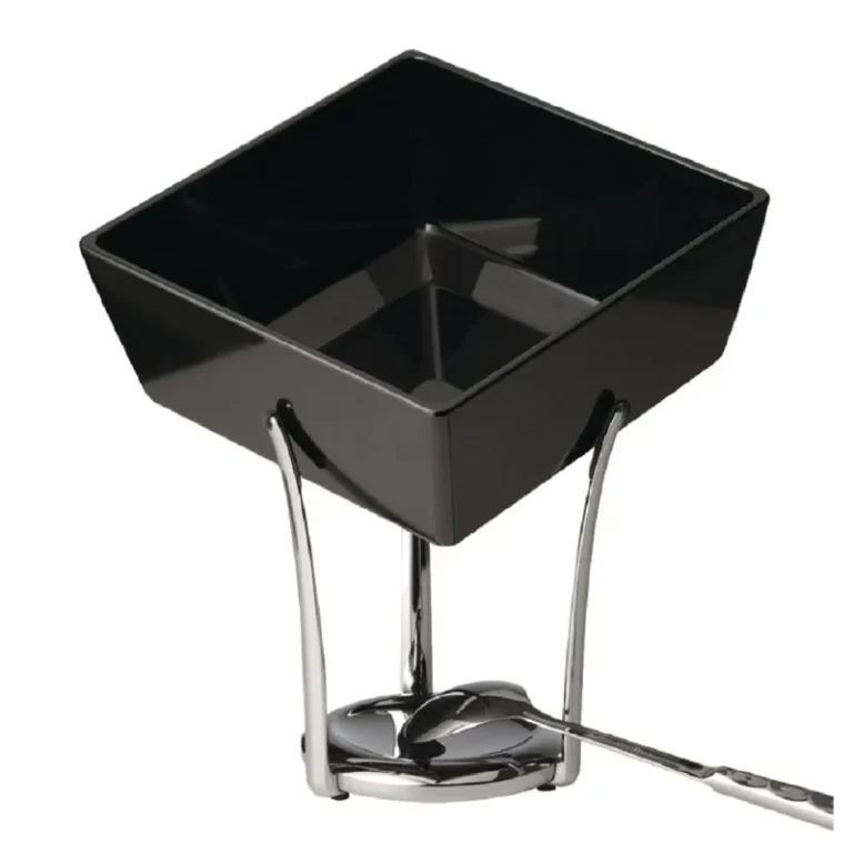 Saladier APS Balance Noir â 300mm â 5L â MĂ©lamine â Pieds antidĂ©rapants