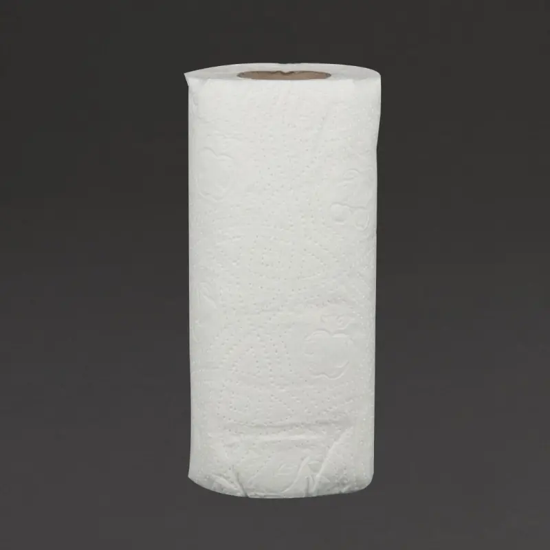 Essuie-tout blanc 2 plis Jantex lot de 24 rouleaux Essuie-tout blanc 2 plis Jantex lot de 24 rouleaux