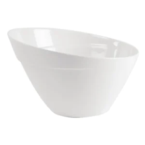 Saladier APS Balance 2,5L Blanc – 245mm – Mélamine – Pieds antidérapants
