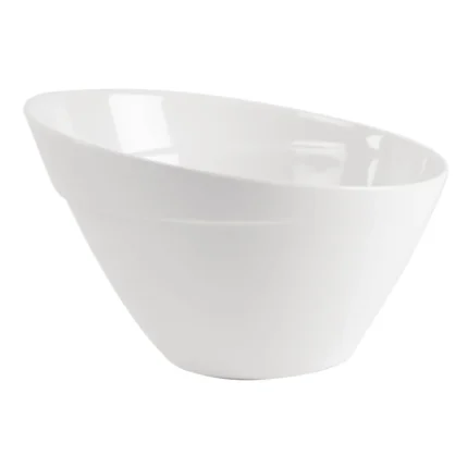 Saladier APS Balance 2,5L Blanc – 245mm – Mélamine – Pieds antidérapants