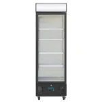Vitrine réfrigérée Polar GH427 porte ouverte étagères