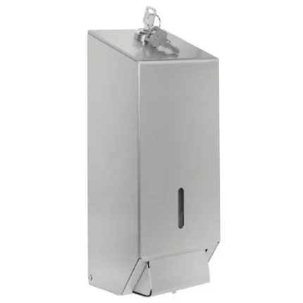Distributeur de savon liquide Jantex 1 L en inox 304 satiné