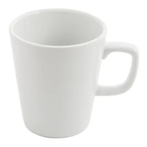 Mug blanc Olympia Athena sur table dressée
