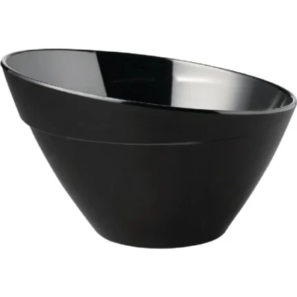 Saladier APS Balance Noir – 300mm – 5L – Mélamine – Pieds antidérapants