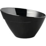 Saladier APS Balance Noir – 245mm – 2,5L – Mélamine – Pieds antidérapants