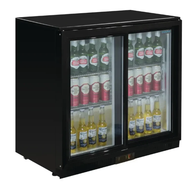 Arrière-bar Polar GL003 avec boissons dans les étagères