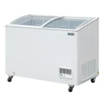 Congélateur coffre vitré Polar GM499 vue de face