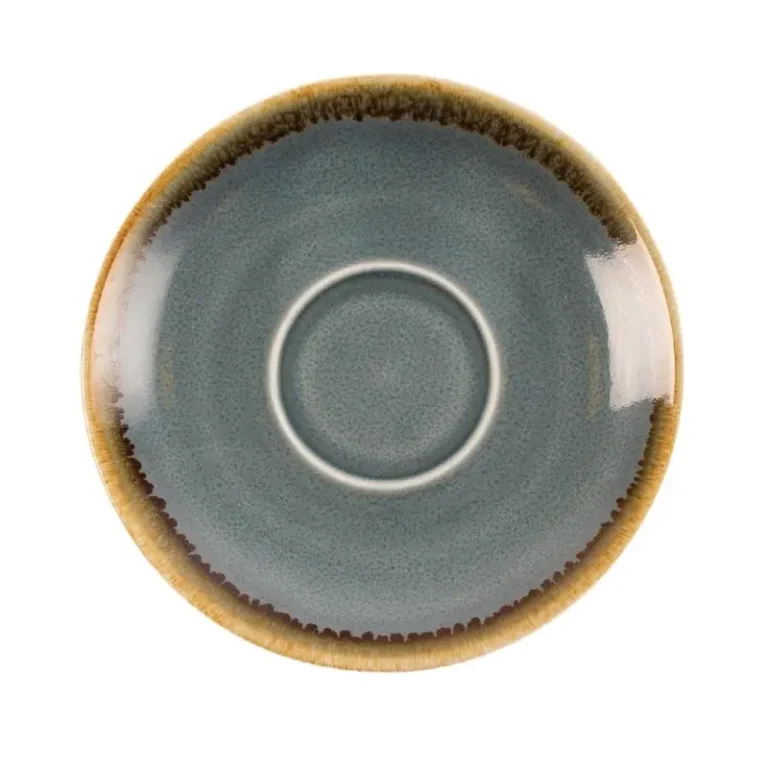 Soucoupe à espresso Olympia Kiln océan 115 mm