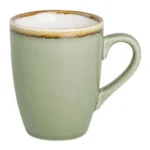 Mug Olympia Kiln coloris mousse en service