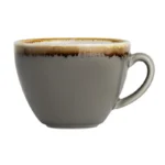 Tasse Olympia Kiln coloris gris en service