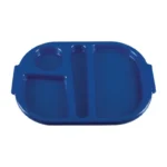 Plateau à compartiments Kristallon bleu 321x235 mm