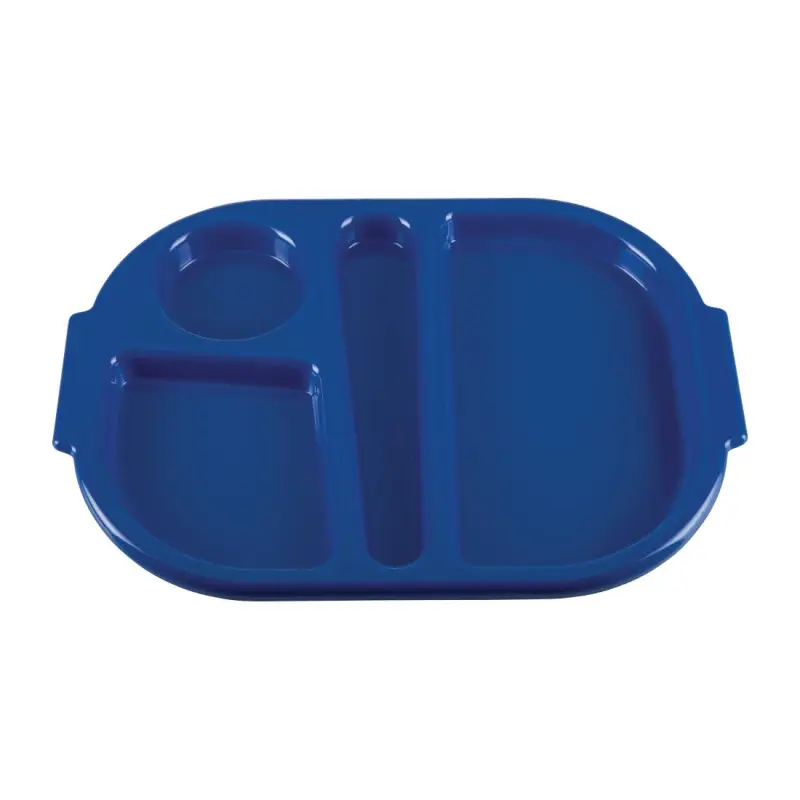 Plateau à compartiments Kristallon bleu 321x235 mm Plateau à compartiments Kristallon bleu 321x235 mm