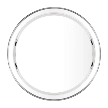 Plateau de service rond inox Olympia 405 mm