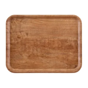 Plateau stratifié Cambro Madeira DR584 effet bois olivier 430 mm