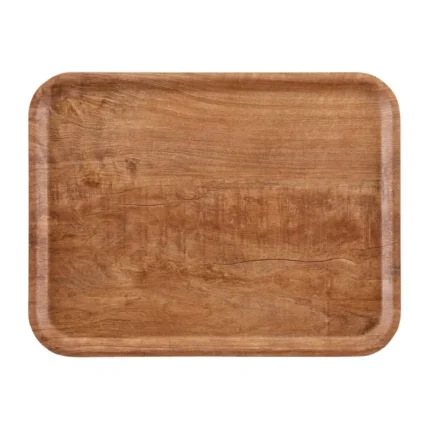 Plateau stratifié Cambro Madeira DR584 effet bois olivier 430 mm