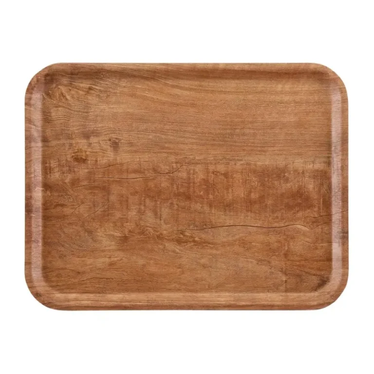 Plateau stratifié Cambro Madeira DR584 effet bois olivier 430 mm